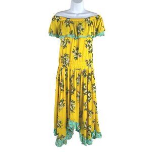 Matilda Jane Hooked On A Feeling‎ Dress Floral Off The Shoulder NWT Small